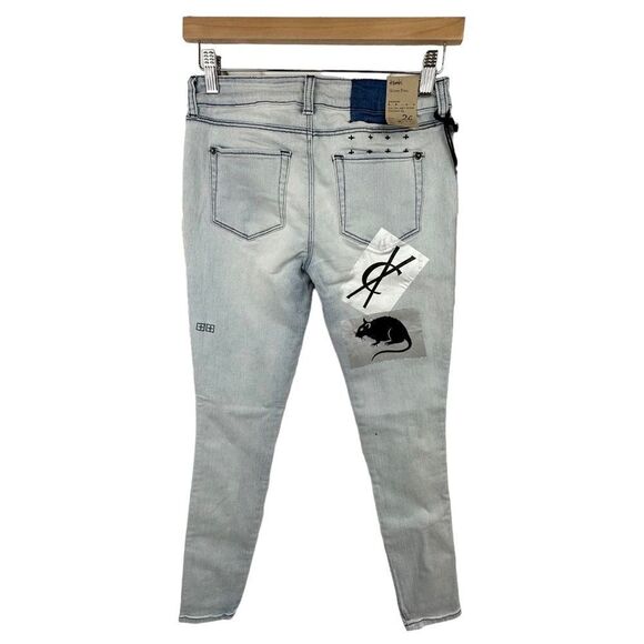 KSUBI Skinny Pins Rob Blue Women's Low Rise Skinny Jeans NWT 26 - Picture 6 of 6